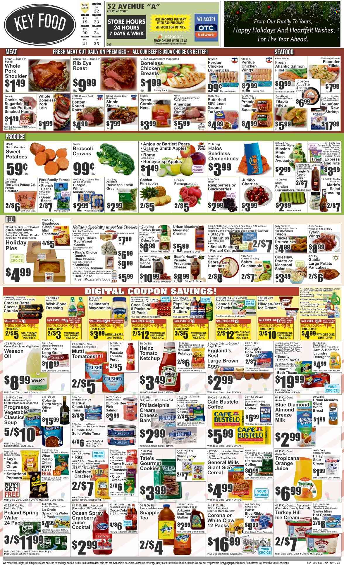 Key Food ad - 12/19/2025 - 12/25/2025. Page 1