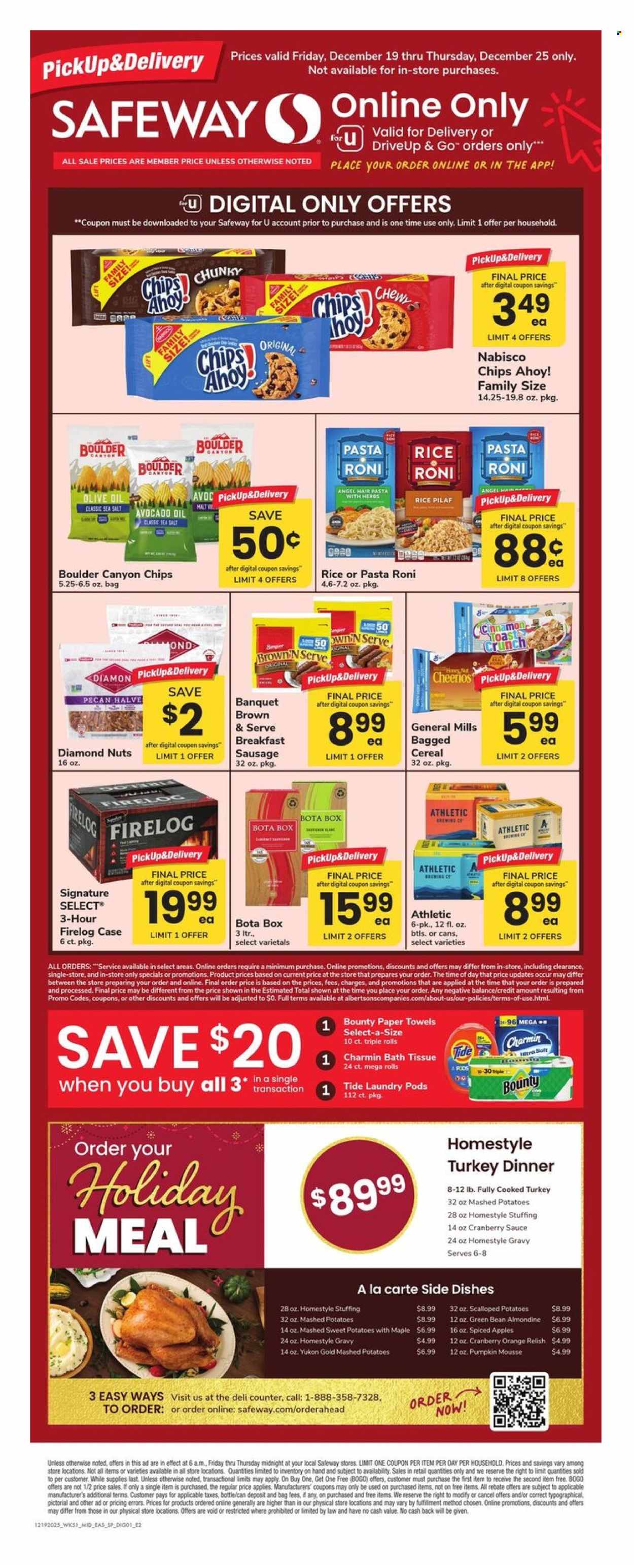 Safeway ad - 12/19/2025 - 12/25/2025. Page 1
