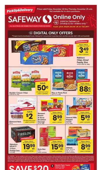 Safeway Flyer - 12/19/2025 - 12/25/2025.