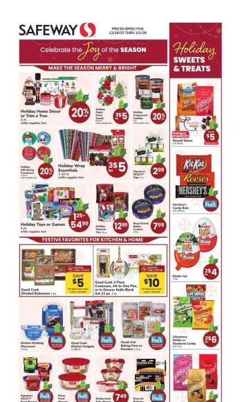 Safeway Flyer - 12/19/2025 - 01/01/2026.