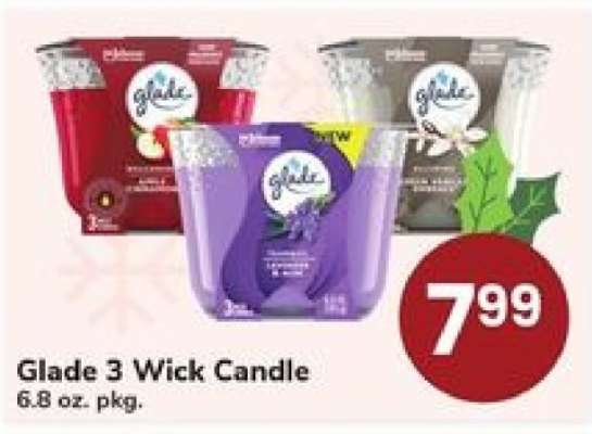 Glade 3 Wick Candle