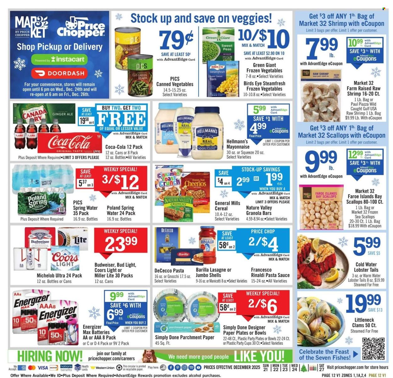 Price Chopper ad - 12/21/2025 - 12/27/2025. Page 12