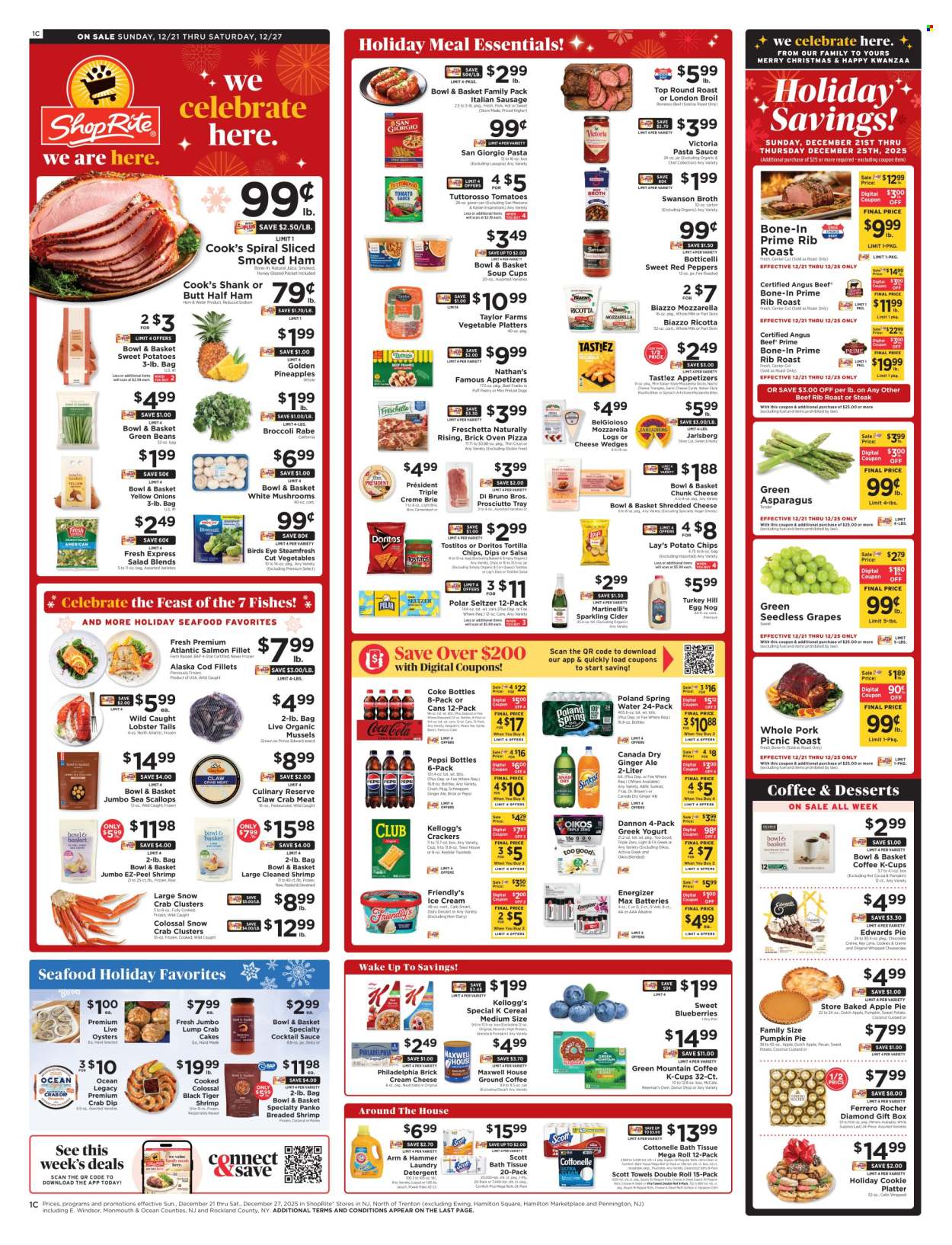 ShopRite ad - 12/21/2025 - 12/27/2025. Page 1