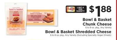 Bowl & Basket Chunk Cheese