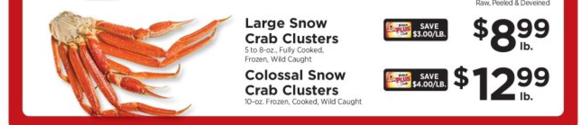 Large Snow Crab Clusters