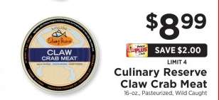 Culinary Reserve Claw Crab Meat