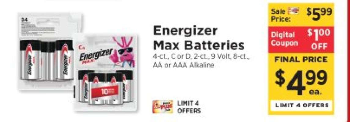Energizer Max Batteries