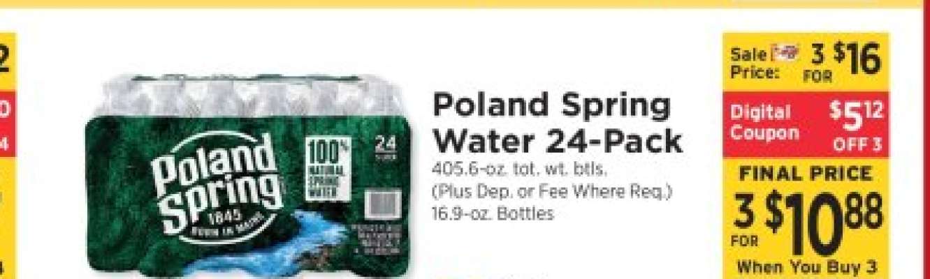 Poland Spring Water 24-Pack