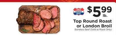 Top Round Roast or London Broil