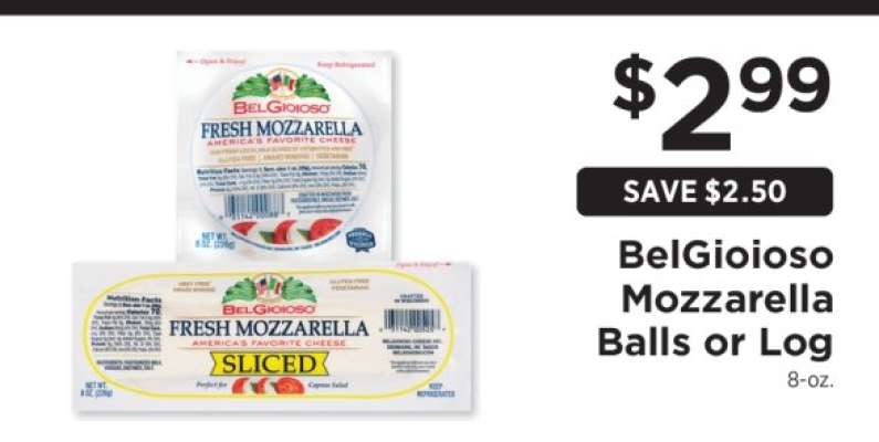 BelGioioso Mozzarella Balls or Log