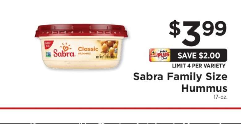 Sabra Family Size Hummus