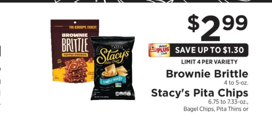 Brownie Brittle / Stacy's Pita Chips