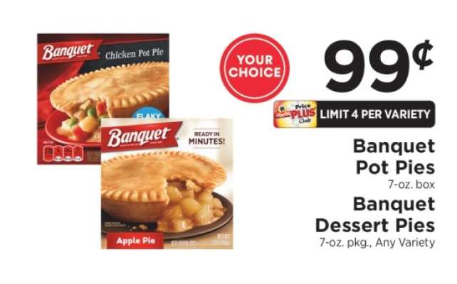 Banquet Pot Pies / Banquet Dessert Pies