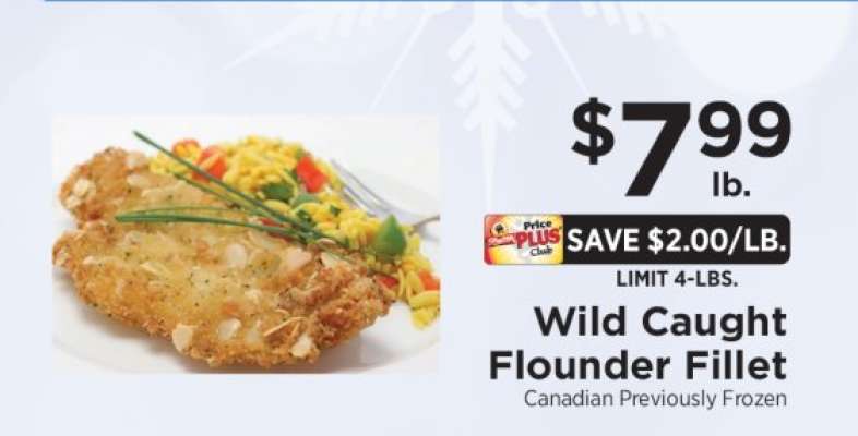 Wild Caught Flounder Fillet