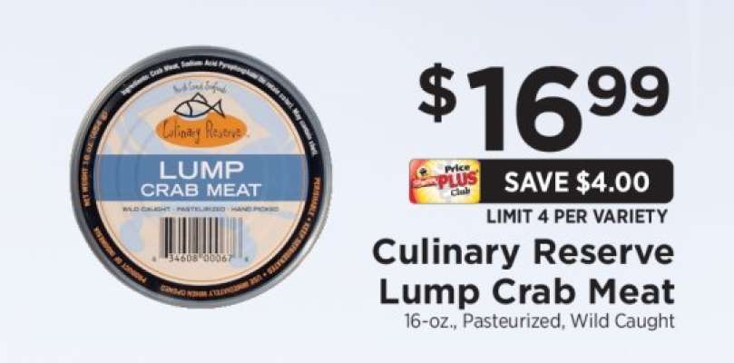 Culinary Reserve Lump Crab Meat