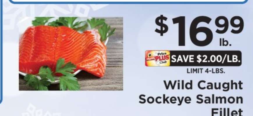Wild-Caught Sockeye Salmon Fillet