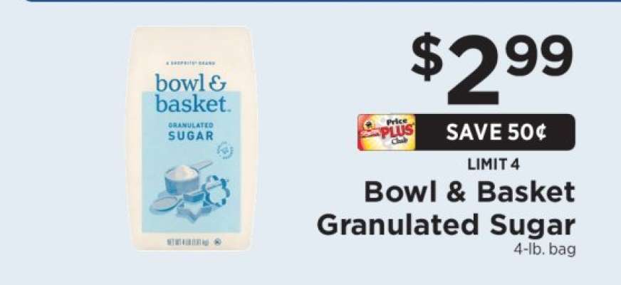Bowl & Basket Granulated Sugar
