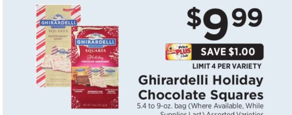 Ghirardelli Holiday Chocolate Squares