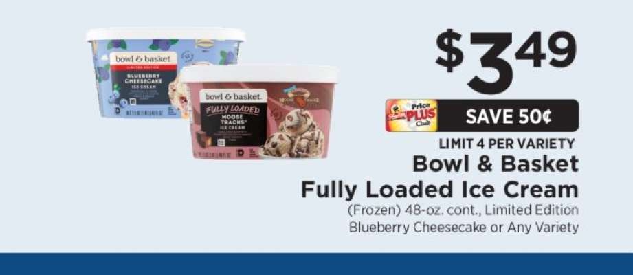 Bowl & Basket Fully Loaded Ice Cream