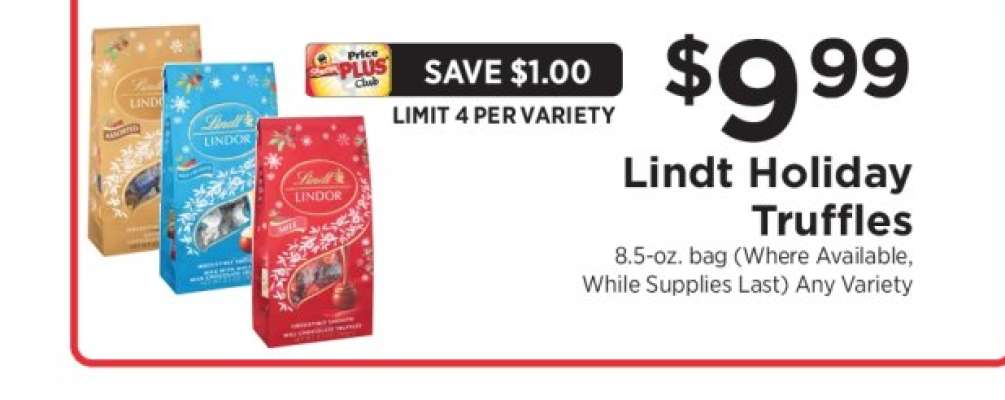 Lindt Holiday Truffles
