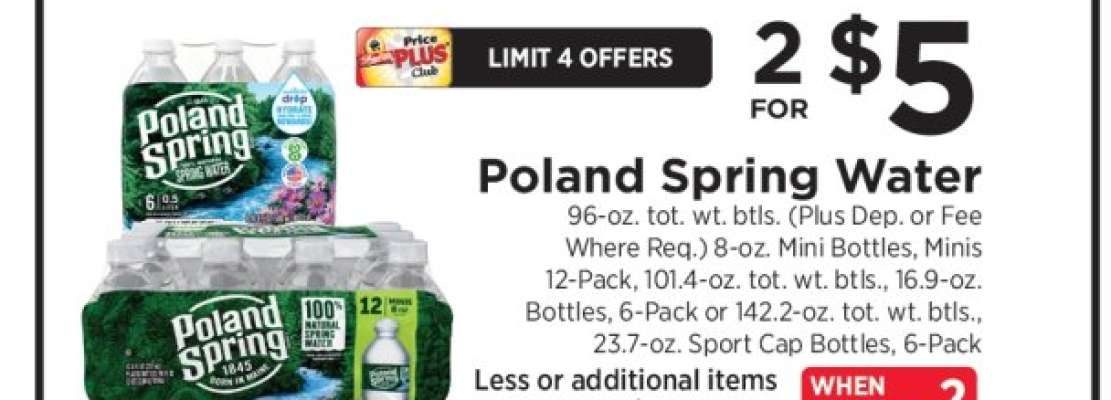 Poland Spring Water