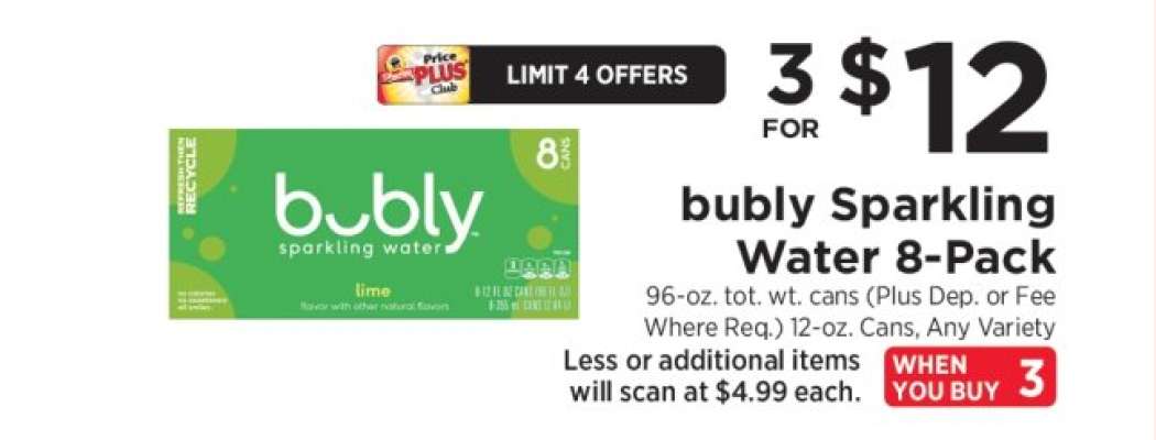 bubly Sparkling Water 8-Pack