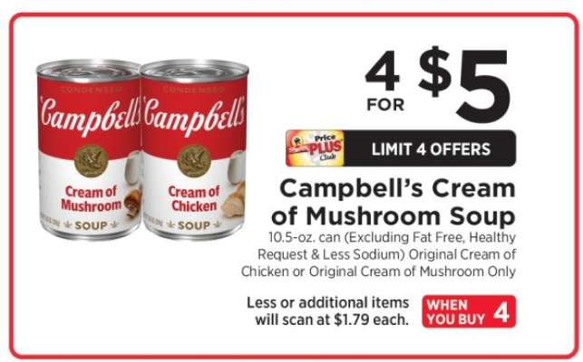 Campbell's Cream of Mushroom Soup
