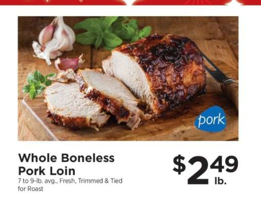 Whole Boneless Pork Loin