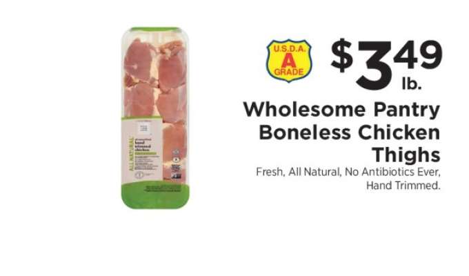 Wholesome Pantry Boneless Chicken Thighs