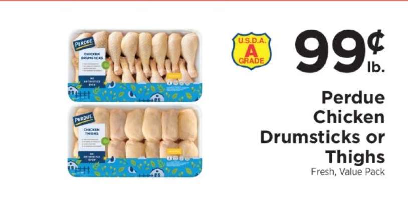 Perdue Chicken Drumsticks or Thighs
