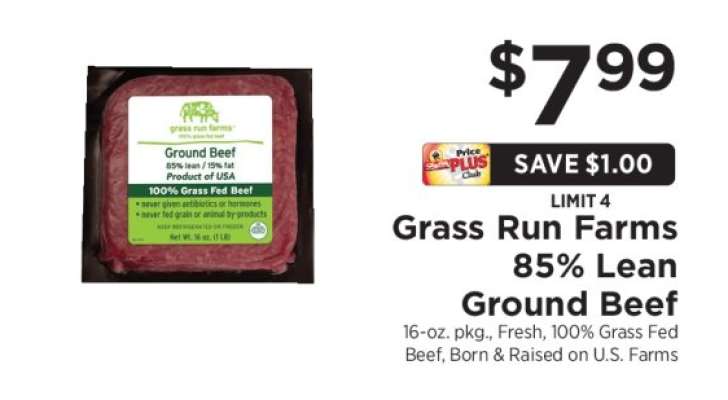 Grass Run Farms 85% Lean Ground Beef