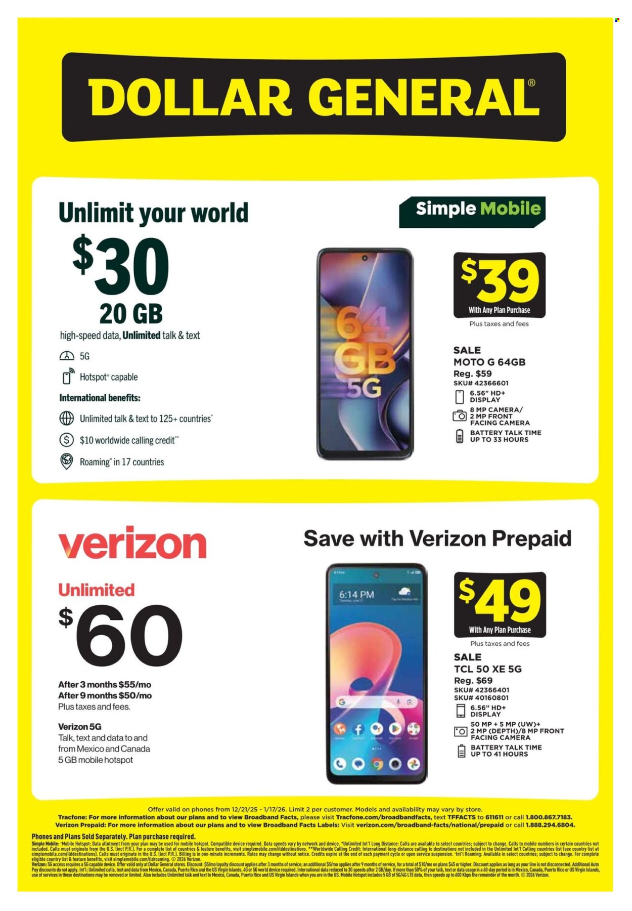 Dollar General ad - 12/21/2025 - 01/17/2026. Page 2