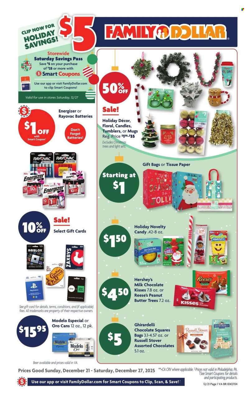 Family Dollar Flyer - 12/21/2025 - 12/27/2025.