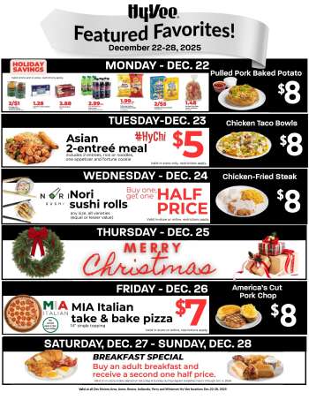 Hy-Vee Flyer - 12/22/2025 - 12/28/2025.