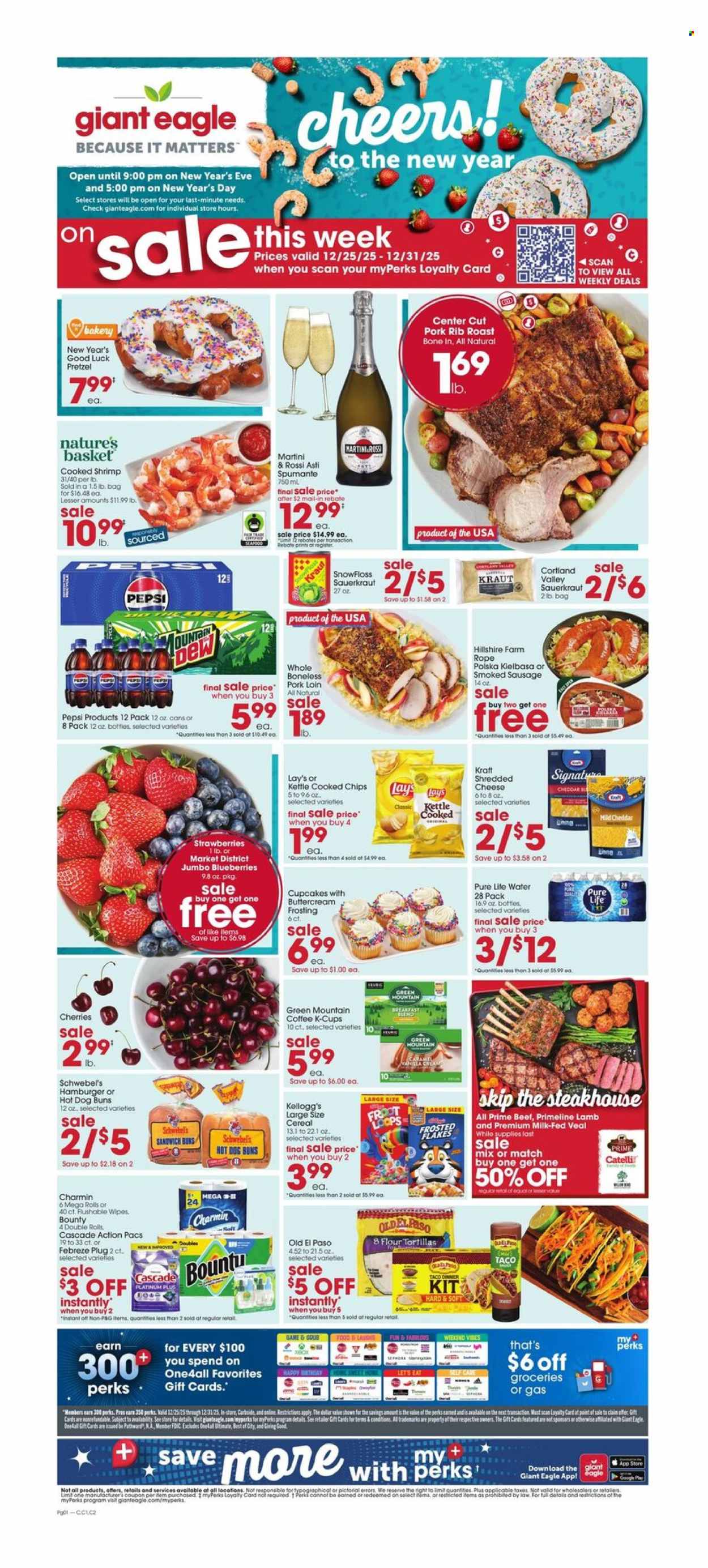 Giant Eagle ad - 12/25/2025 - 12/31/2025. Page 1