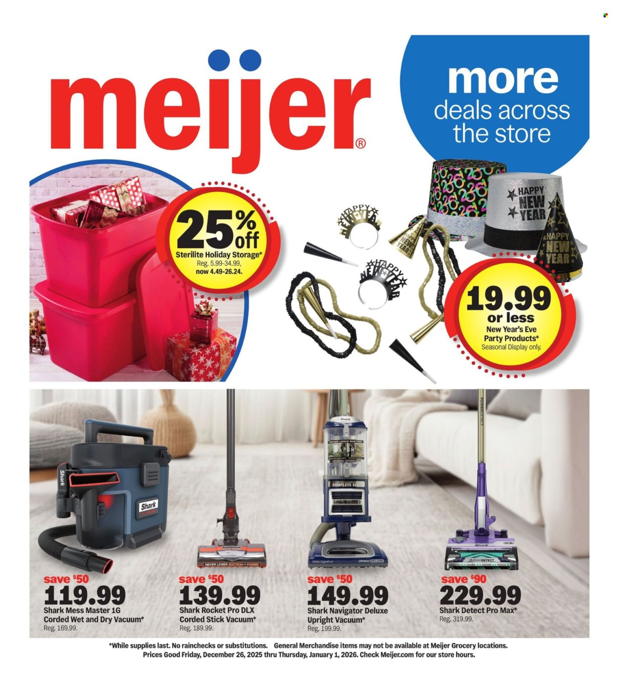 Meijer ad - 12/26/2025 - 01/01/2026. Page 1