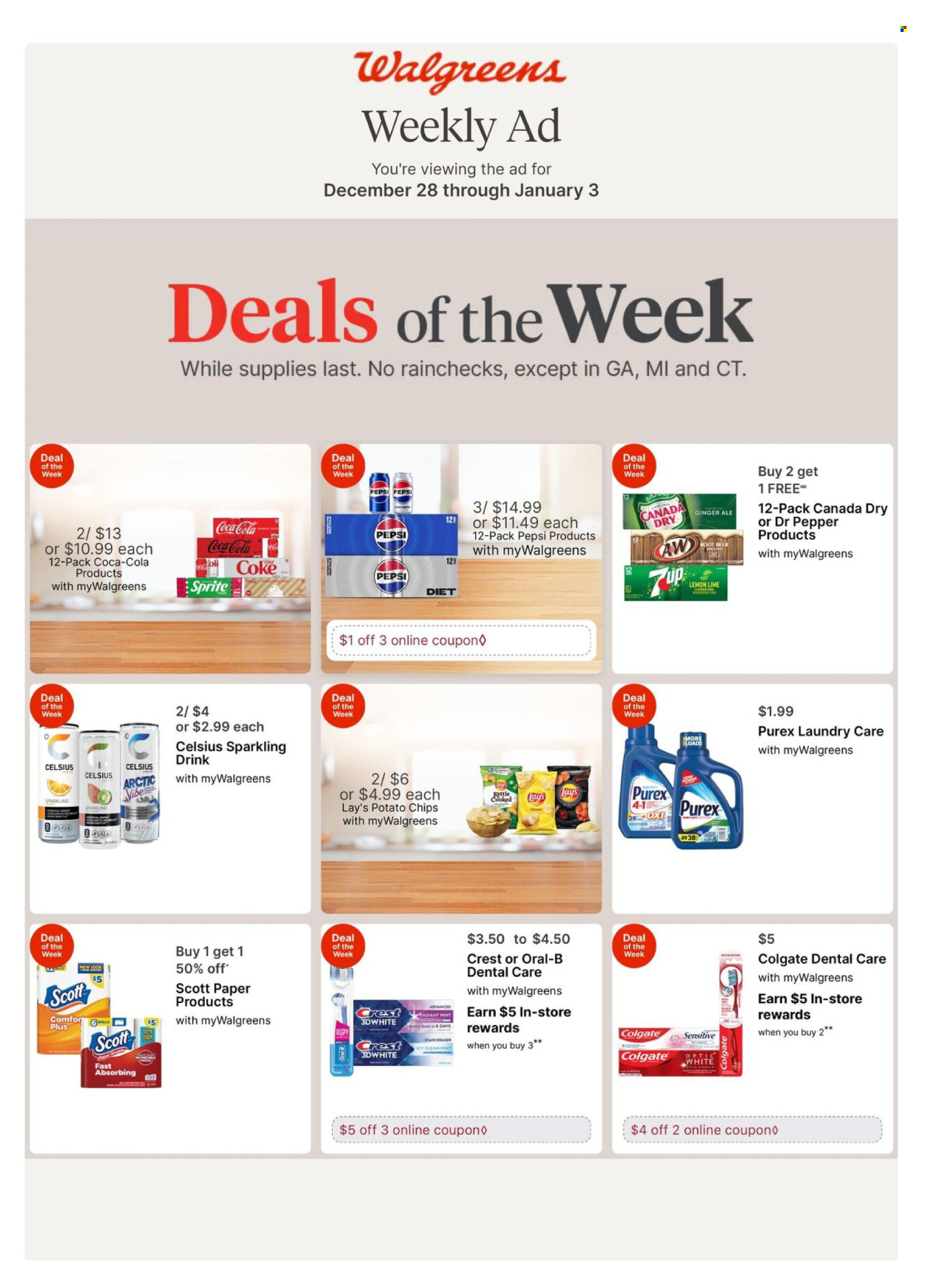 Walgreens ad - 12/28/2025 - 01/03/2026. Page 1