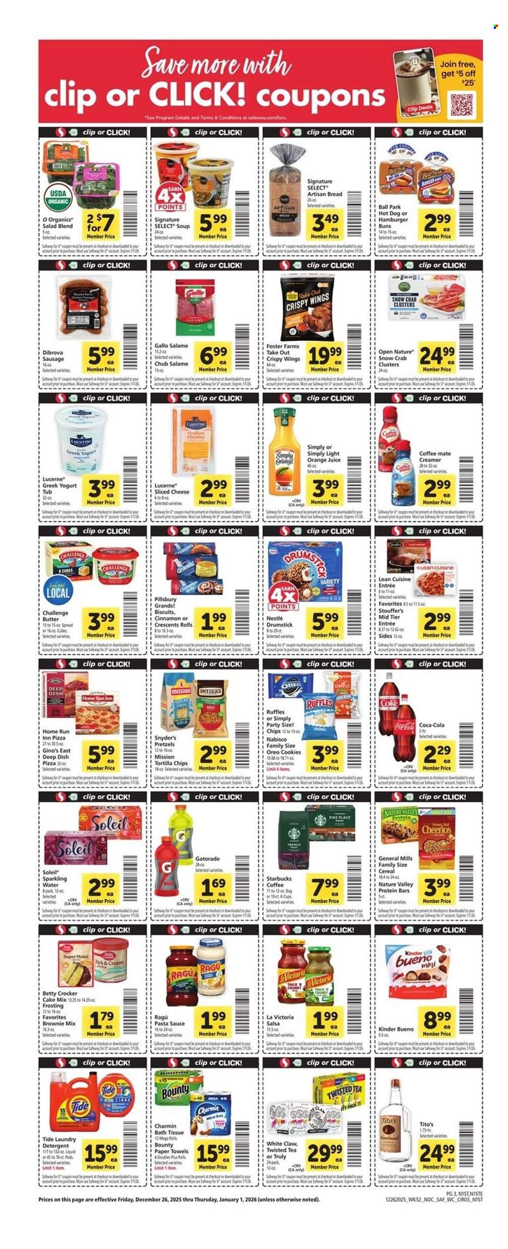 Safeway ad - 12/26/2025 - 01/01/2026. Page 3