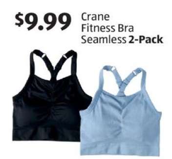 Crane Fitness Bra Seamless 2-Pack
