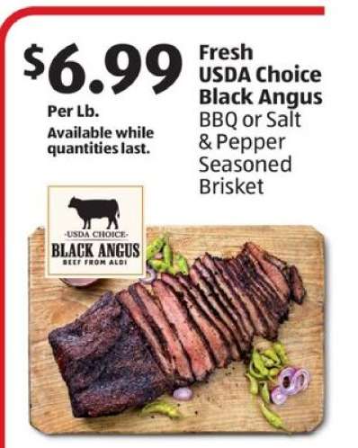 Fresh USDA Choice Black Angus Brisket