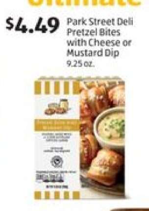 Park Street Deli Pretzel Bites with Cheese or Mustard Dip