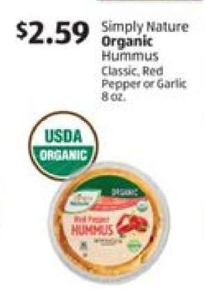 Simply Nature Organic Hummus