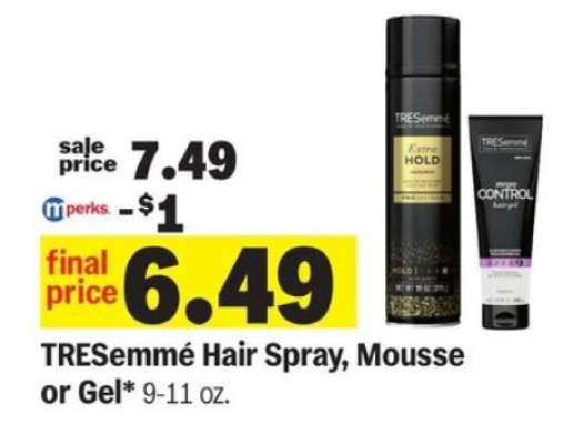 TRESemmé Hair Spray, Mousse or Gel