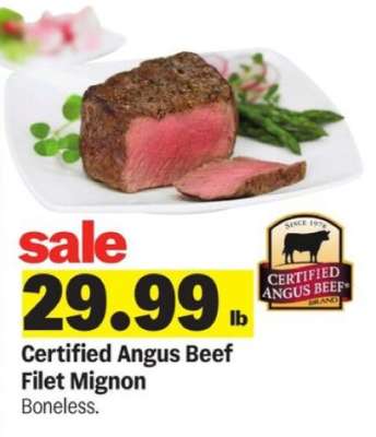 Certified Angus Beef Filet Mignon