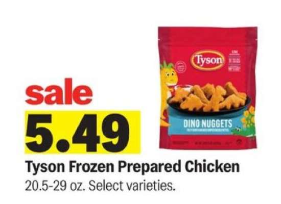 Tyson Frozen Prepared Chicken