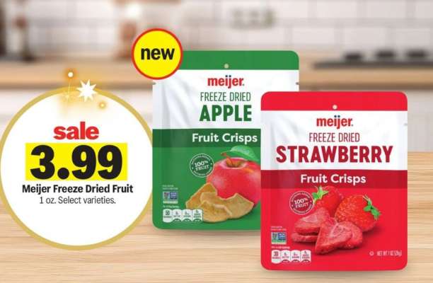 Meijer Freeze Dried Fruit