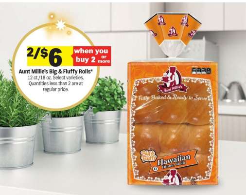 Aunt Millie's Big & Fluffy Rolls