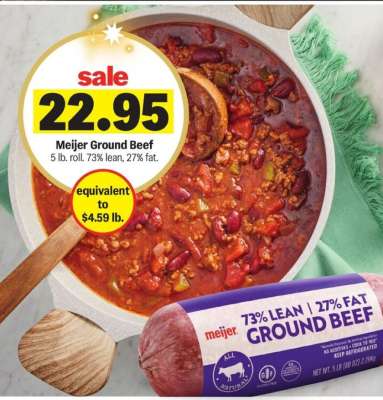 Meijer Ground Beef*