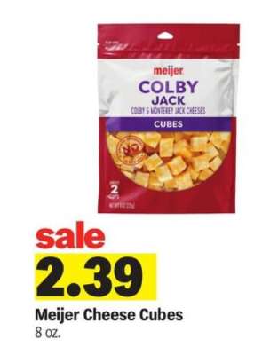 Meijer Cheese Cubes