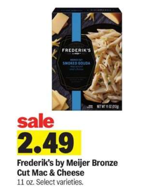 Frederik's by Meijer Bronze Cut Mac & Cheese